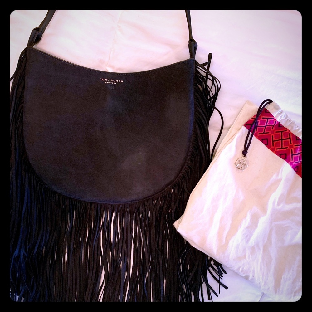 Tory Burch Fringe Hobo Bag
